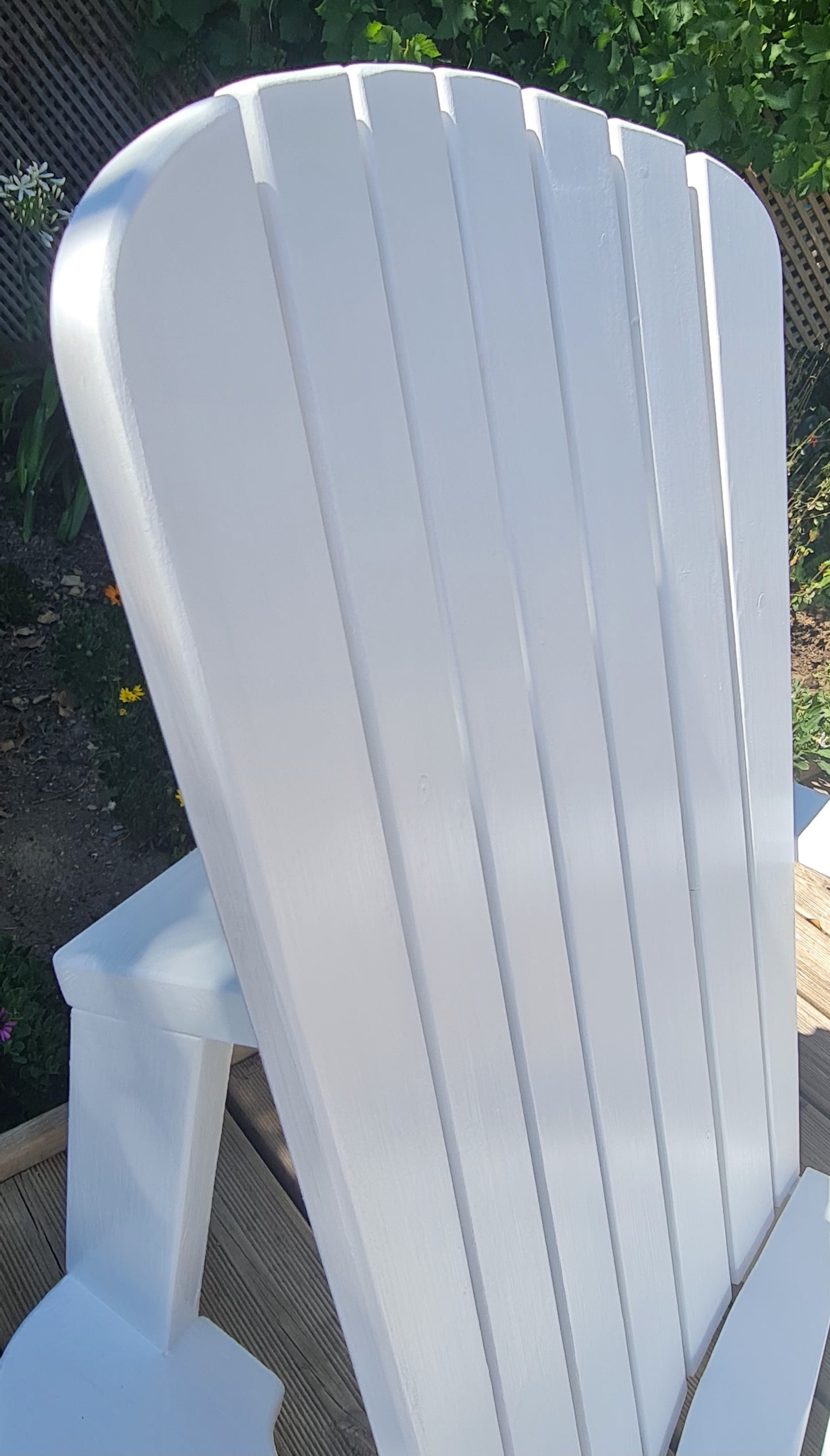 Chaise Adirondack WOOW™ – Édition Artisanale (Naturel ou Blanc)