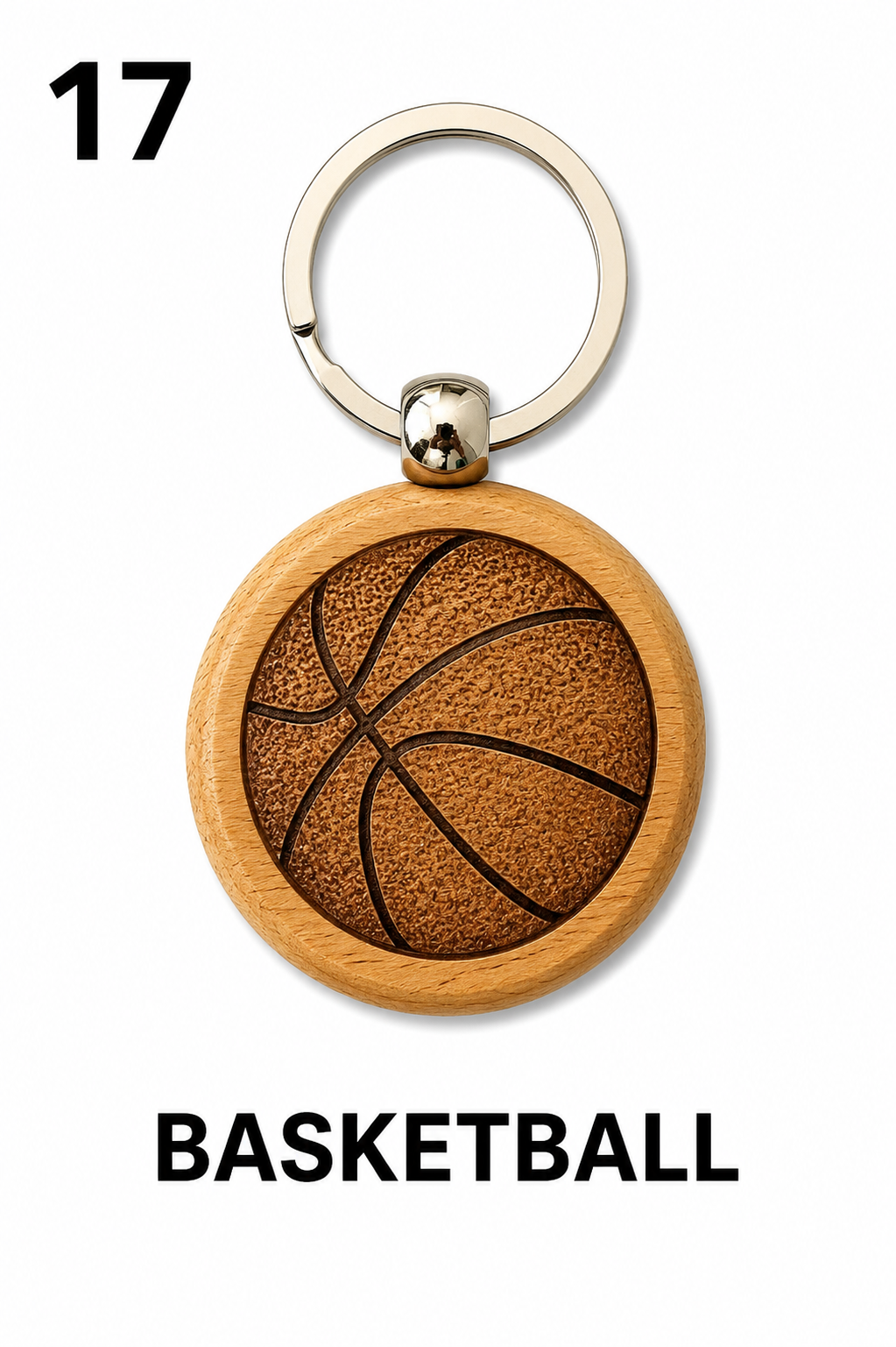 Porte-clés en bois gravé – Création artisanale WOOW-FRANCE