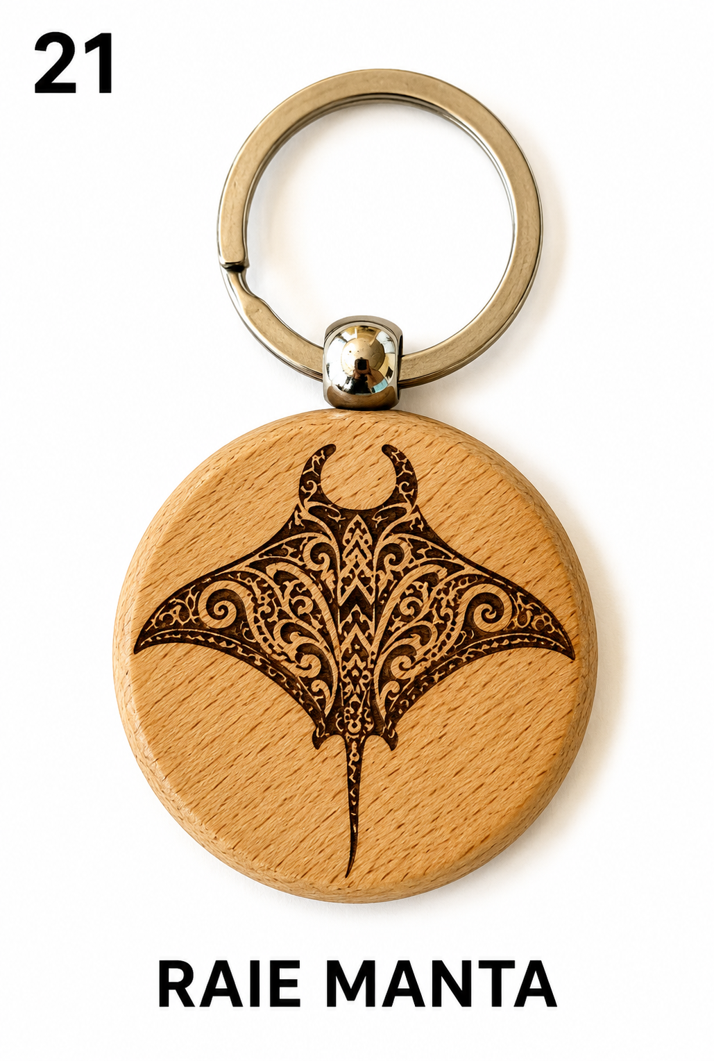 Porte-clés en bois gravé – Création artisanale WOOW-FRANCE