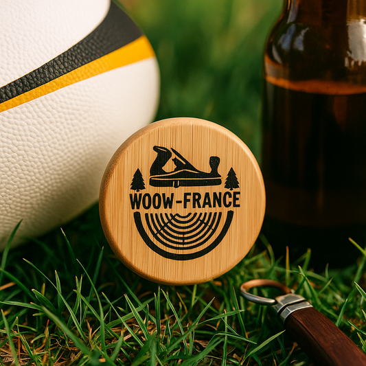 Décapsuleur Rond Aimanté WOOW™ – Bois Naturel | Indispensable & Stylé