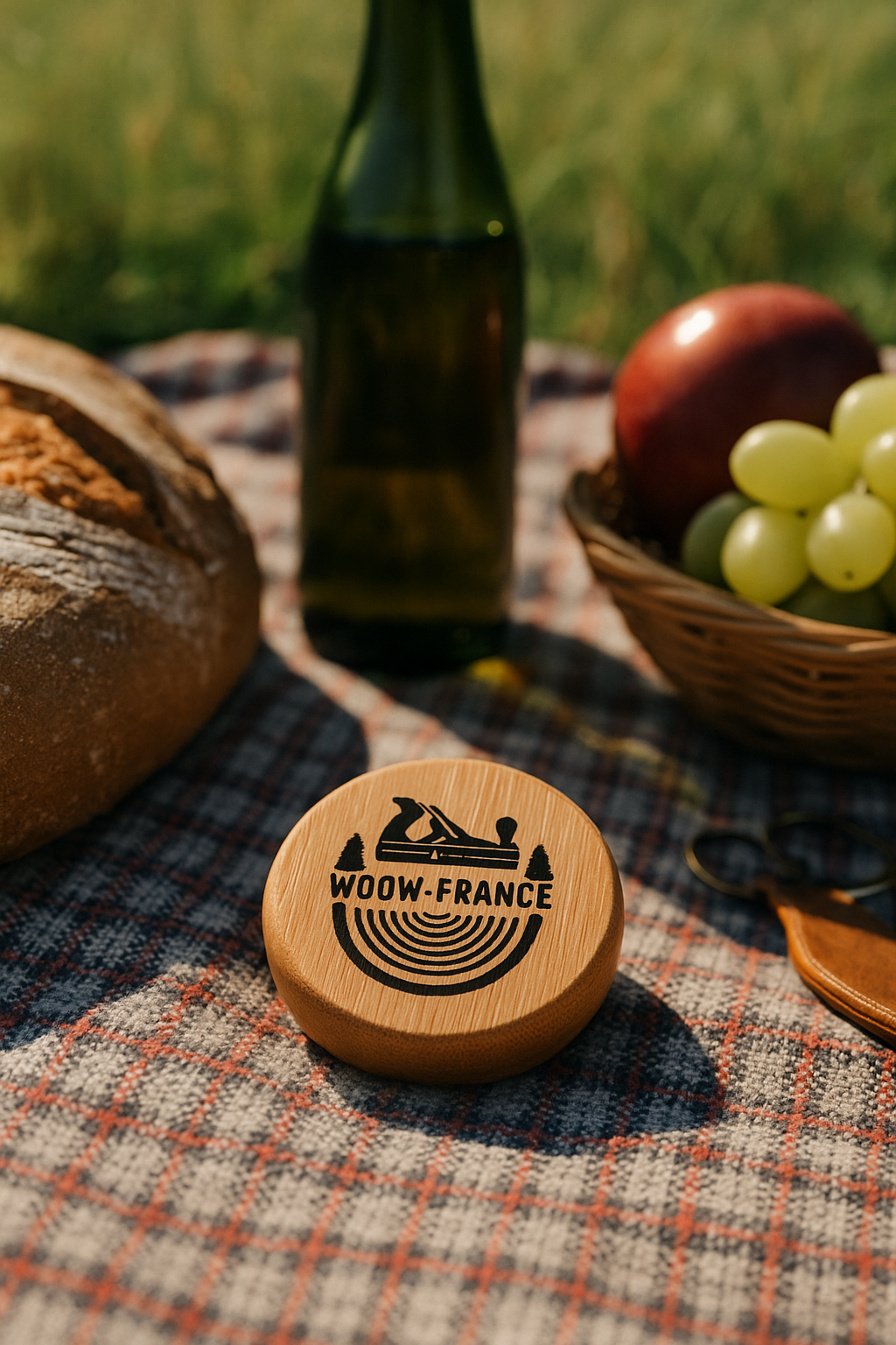 Décapsuleur Rond Aimanté WOOW™ – Bois Naturel | Indispensable & Stylé