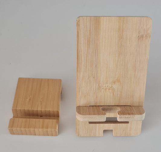 🟤 Pack Duo WOOW™ – Supports Smartphone Compact + Ultra Stable en Bois